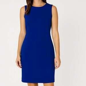 Eliza J Scallop Front Cobalt Sheath Dress